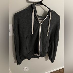 Everlane Cropped Zip Up